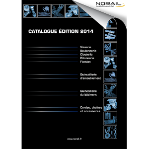 Catalogue général NORAIL, visserie, boulonnerie et quincaillerie